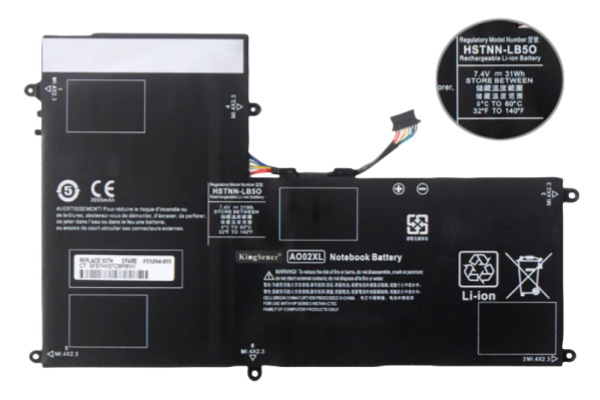 New AO02XL 7.4V 31Wh Notebook Battery For HP ElitePad 1000 G2 HSTNN-LB5O 728250-421