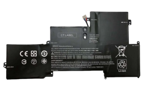 New 4Cell 7.6V 36Wh BR04XL Battery For HP EliteBook 1020 1030 G1 HSTNN-DB6M 759949-2C1 760505-005