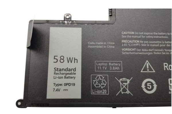 New 0PD19 OPD19 7.4V 58Wh Lithium-ion Laptop Battery For Dell Inspiron 15 5542 5545 5547 5548 5565 Latitude 3450 3550