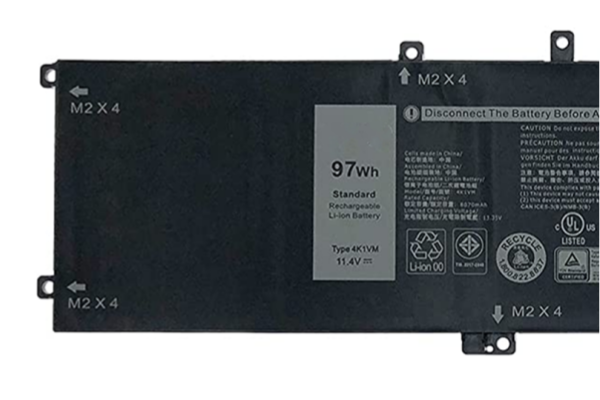 New 4K1VM 11.4V 97Wh 9Cell Battery For Dell G7 17 7700 W62W6 XYCW0 V0GMT P46E001 P46E