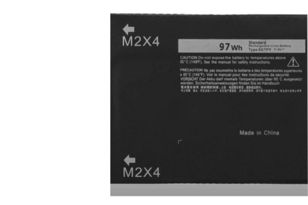 11.4V 97Wh 6GTPY Battery Replacement For Dell XPS 15 9550 9560 9570 7590 Precision M5510 M5520 9Cell