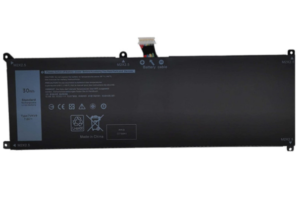 30Wh 7.6V Laptop Battery 7VKV9 For Dell XPS 12 9250 Latitude 12 7275 9TV5X 0V55D0