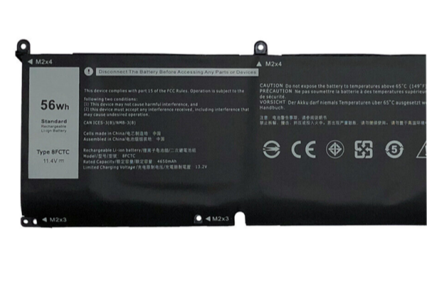 New 8FCTC 56Wh Battery For Dell Alienware M15 R3 R4 R5 R6 R7 M17 R3 R4 Precision 5550 XPS 15 9500 9510