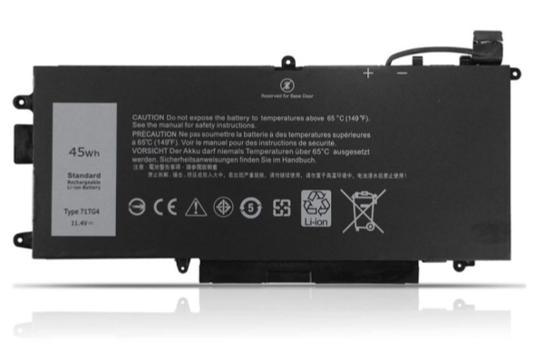 11.4V 45Wh New 71TG4 Laptop Battery For Dell Latitude 3189 5289 7389 7390 2-in-1 Series