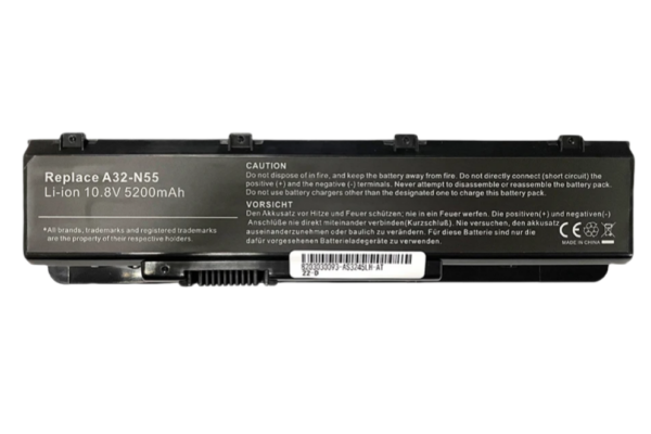 6Cell A32-N55 Laptop Battery For Asus N45 N45E N45S N45F N45J N55 N55E N55S N75 N75E