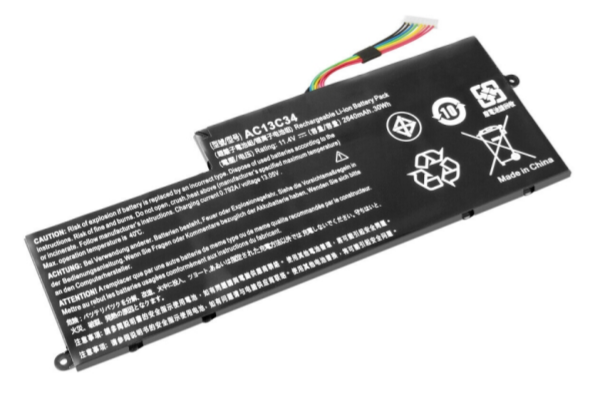 New 11.4V 30Wh AC13C34 Battery For Acer Aspire V5-122P V5-132 V5-132P E3-111 E3-112