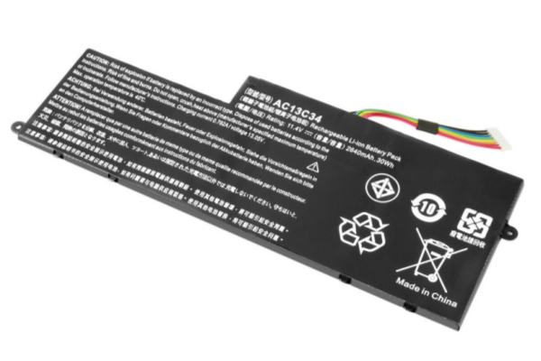 New 11.4V 30Wh AC13C34 Battery For Acer Aspire V5-122P V5-132 V5-132P E3-111 E3-112