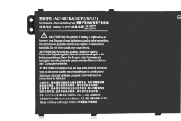 3Cell New AC14B18J AC14B13J Battery For Acer Aspire E3-112 ES1-511 V5-122P V5-132