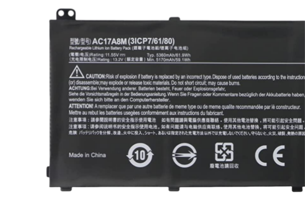 New AC17A8M OEM Notebook Battery For Acer Spin 3 SP314-52 TMX3410-M TMX314-51-M 11.55V 61.9Wh