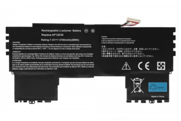 New 7.4V 28Wh AP12E3K Battery For Acer Aspire S7 S7-191 Ultrabook (11-inch) Series