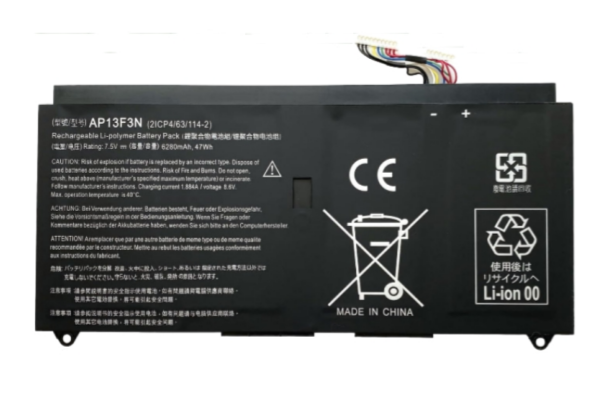 New 7.5V 47Wh AP13F3N Battery For Acer Aspire S7-392 S7-392-6411 S7-393 Ultrabook