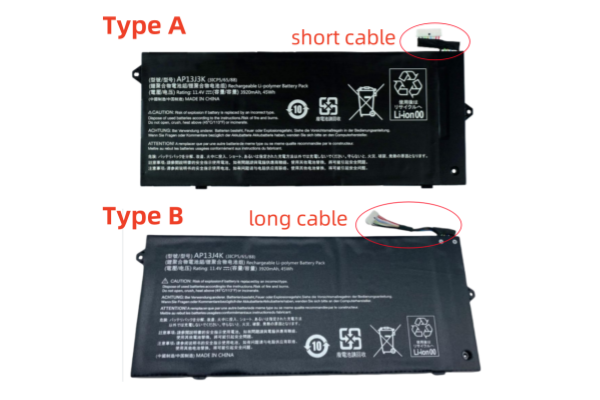 11.4V 45Wh AP13J3K AP13J4K Battery For Acer Chromebook 11.6