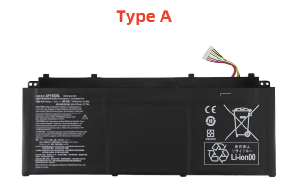 New Notebook Battery AP15O5L AP1505L AP1503K For Acer Aspire S 13 S5-371 S5-371-52JR