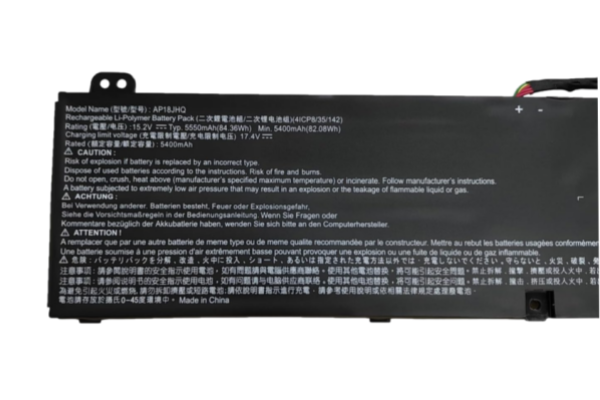 New 84.36Wh 15.2V AP18JHQ Battery For Acer Predator Triton 500 PT515-51 Series