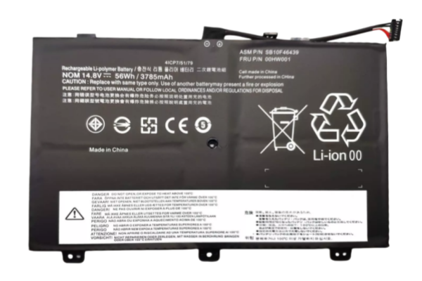 New 4Cell 14.8V 56Wh 3785mAh 00HW000 00HW001 Battery For Lenovo ThinkPad S3 Yoga 14 20DM 20DN