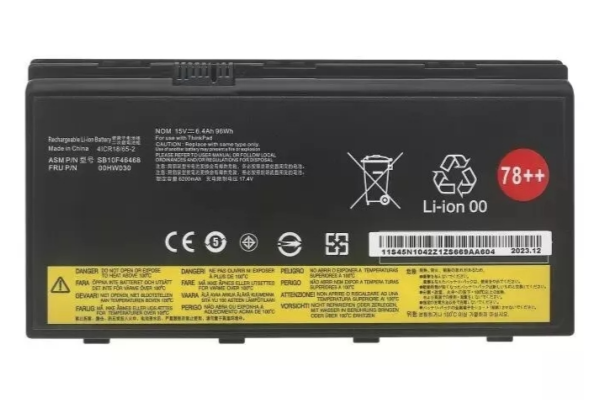 New High Capacity 78++ 00HW030 01AV451 SB10F46468 Battery For Lenovo ThinkPad P70 P71