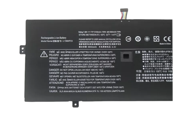 New Laptop Internal Battery L15M4P23 L15C4P23 L15C4P21 For Lenovo Yoga 5 Pro 910-13IKB 7.68V 78Wh