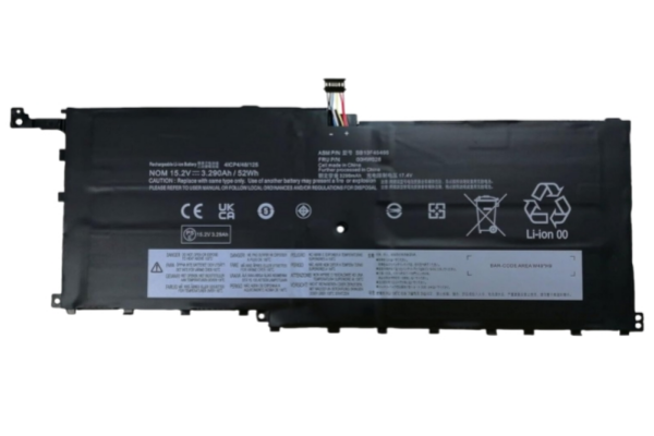 15.2V 52Wh New 00HW028 00HW029 01AV409 01AV438 01AV439 Battery For Lenovo ThinkPad X1C Yoga SB10F46466