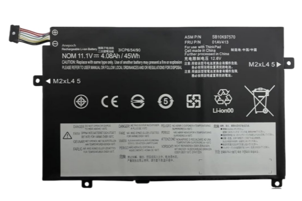 New 11.4V 45Wh 6Cell Laptop Battery 01AV411 01AV412 01AV413 Battery For Lenovo ThinkPad E470 E470C E475