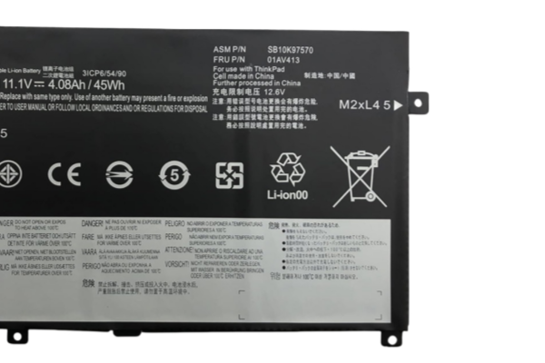 New 11.4V 45Wh 6Cell Laptop Battery 01AV411 01AV412 01AV413 Battery For Lenovo ThinkPad E470 E470C E475