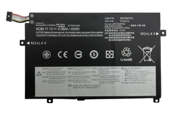 New 11.4V 45Wh 6Cell Laptop Battery 01AV411 01AV412 01AV413 Battery For Lenovo ThinkPad E470 E470C E475