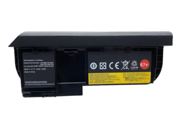 New 6Cell 45N1079 45N1078 67+ Laptop Batteries For Lenovo ThinkPad X220t X230t OEM 11.1V 63Wh