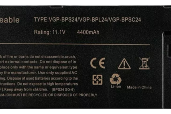 6Cell VGP-BPS24 Laptop Battery Replacement For Sony VAIO SVS13 SVS13115 SVS13117 SVS13118 VGP-BPL24