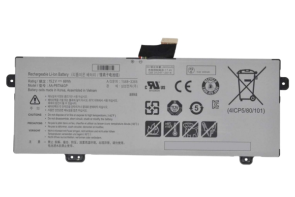 15.2V 66Wh AA-PBTN4GP Laptop Battery OEM For Samsung Odyssey NP800G5H NP800G5H-XS1US NP800G5H-X02US