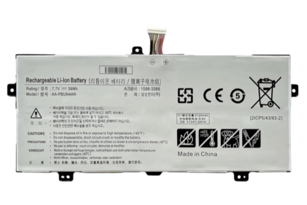 Li-on Battery Pack AA-PBUN4AR OEM For Samsung Notebook 9 NP940X3L 900X5L NP900X5L 7.7V 39Wh