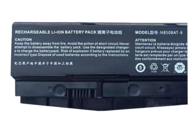 6Cell Lithium Battery Laptop N850BAT-6 For Clevo N850HC N850HJ1 N850HN N870HC 6-87-N850S-6E71