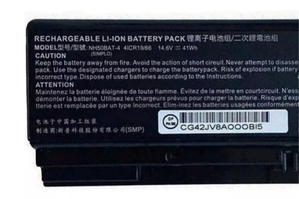 New Rechargeable NH50BAT-4 OEM Battery Laptop For Clevo NH50ED NH50RA NH50RD NH57RD NH70RAQ