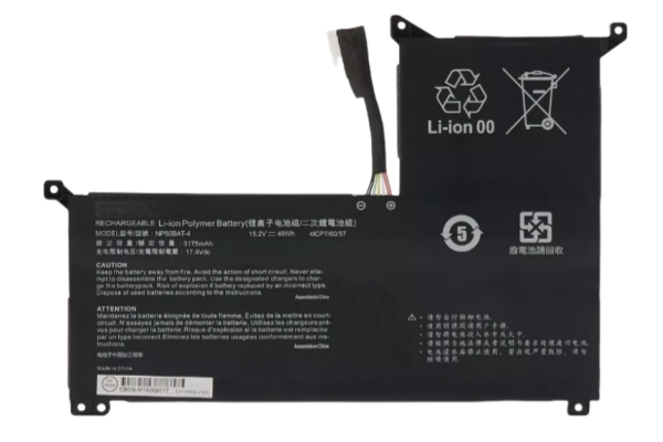 New 4Cell NP50BAT-4 Laptop Battery Replacement For Clevo NP70 X17 AT22 G7 KE XMG Focus 16 X15 AT