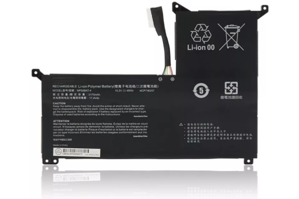 New 4Cell NP50BAT-4 Laptop Battery Replacement For Clevo NP70 X17 AT22 G7 KE XMG Focus 16 X15 AT