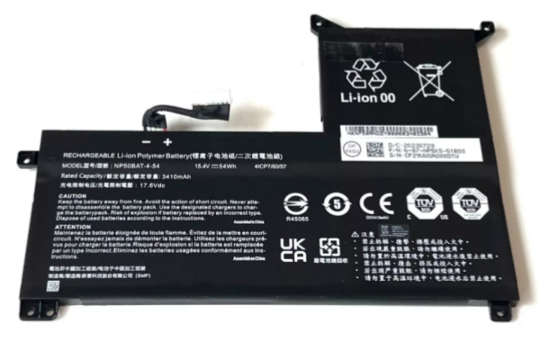 New OEM NP50BAT-4-54 Notebook Battery For Clevo NP70 X17 AT22 Gigabyte G5 KF KE GE Schenker XMG Focus 16 4Cell