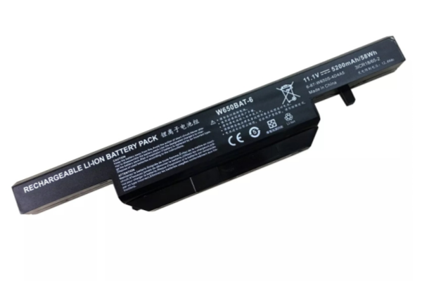 New 6Cell W650BAT-6 Rechargeable Laptop Battery For Clevo W650 W650S W650SC W670SJQ W650SJ