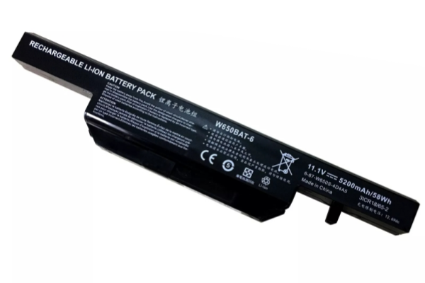 New 6Cell W650BAT-6 Rechargeable Laptop Battery For Clevo W650 W650S W650SC W670SJQ W650SJ