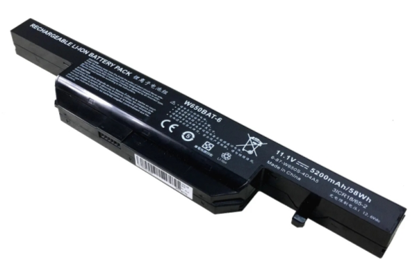 New 6Cell W650BAT-6 Rechargeable Laptop Battery For Clevo W650 W650S W650SC W670SJQ W650SJ