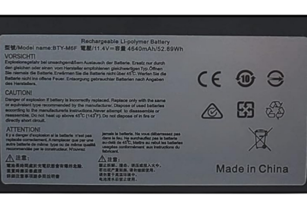 New BTY-M6F Laptop Battery Replacement For MSI GS60 2QC 2QE 2PC 2PE 2PL 6QC PX60 6QE 2QD