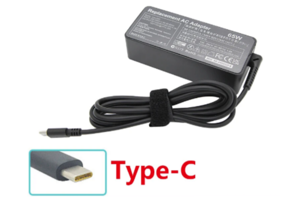 USB-C 65W AC Laptop Power Adapter For Lenovo ThinkPad T480s T490S T490 T480 20V 3.25A