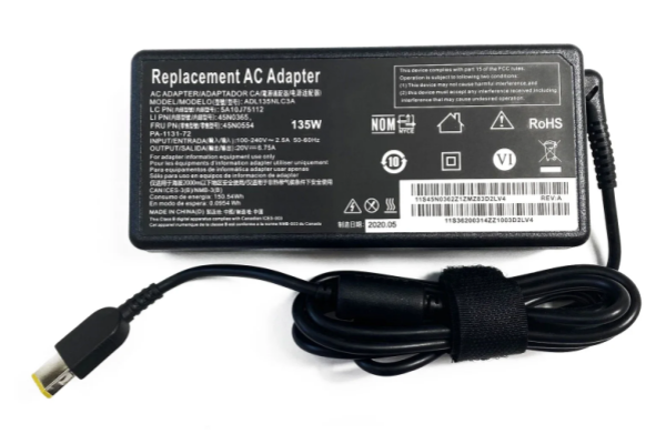 20V 6.75A 135W AC Adapter For Lenovo Ideapad Y40-70 Y40-80 Y50-70 Y50-80 Y70-70 Y70-80 Y700-15ISK 720-15IKB ADL135NLC3A ADL135NDC3A Laptop Charger