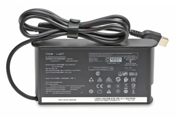 20V 8.5A 170W Laptop AC Adapter For Lenovo Thinkpad P50 P51 P52 P53 P70 P71 P73 W540 W541 T540P P15 P17 P15V P15G T15G T15P P1 Power Adapter