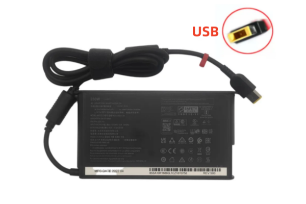 Newest Slim 20V 11.5A 230W Laptop Charger Adapter For Lenovo Legion 5 7 Y540 Y545 Y730 Y740 Y900 Y910 Y7000