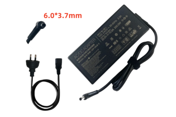 200W 20V 10A AC Power Adapter Laptop For laptop Charger For Asus TUF Gaming F15 FX506HM-HN014 6.0mmx3.7mm