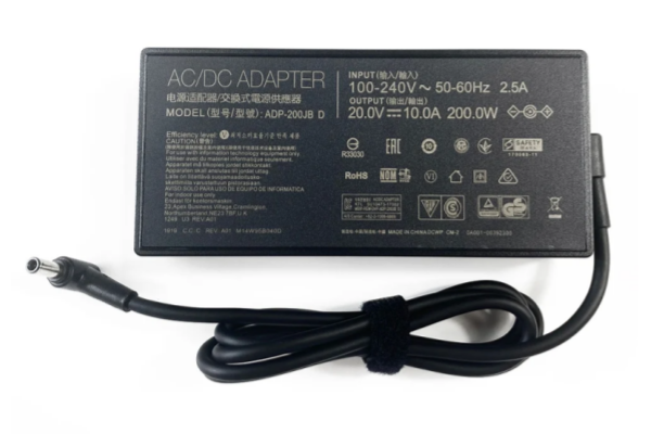 200W 20V 10A AC Power Adapter Laptop For laptop Charger For Asus TUF Gaming F15 FX506HM-HN014 6.0mmx3.7mm