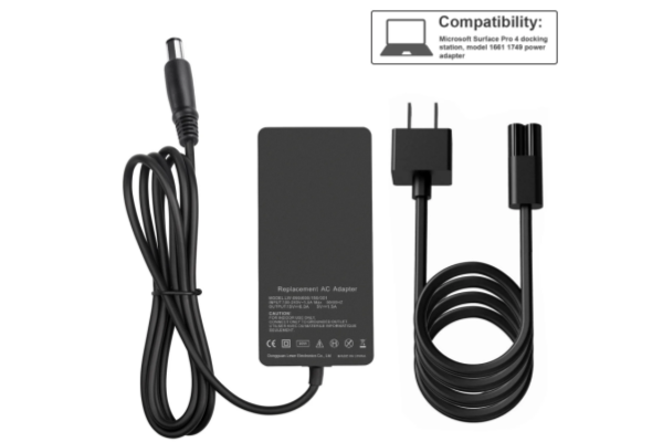 New 90W 15V 6A 7.4mm*5.0mm AC Adapter Power Charger for Microsoft Docking Station